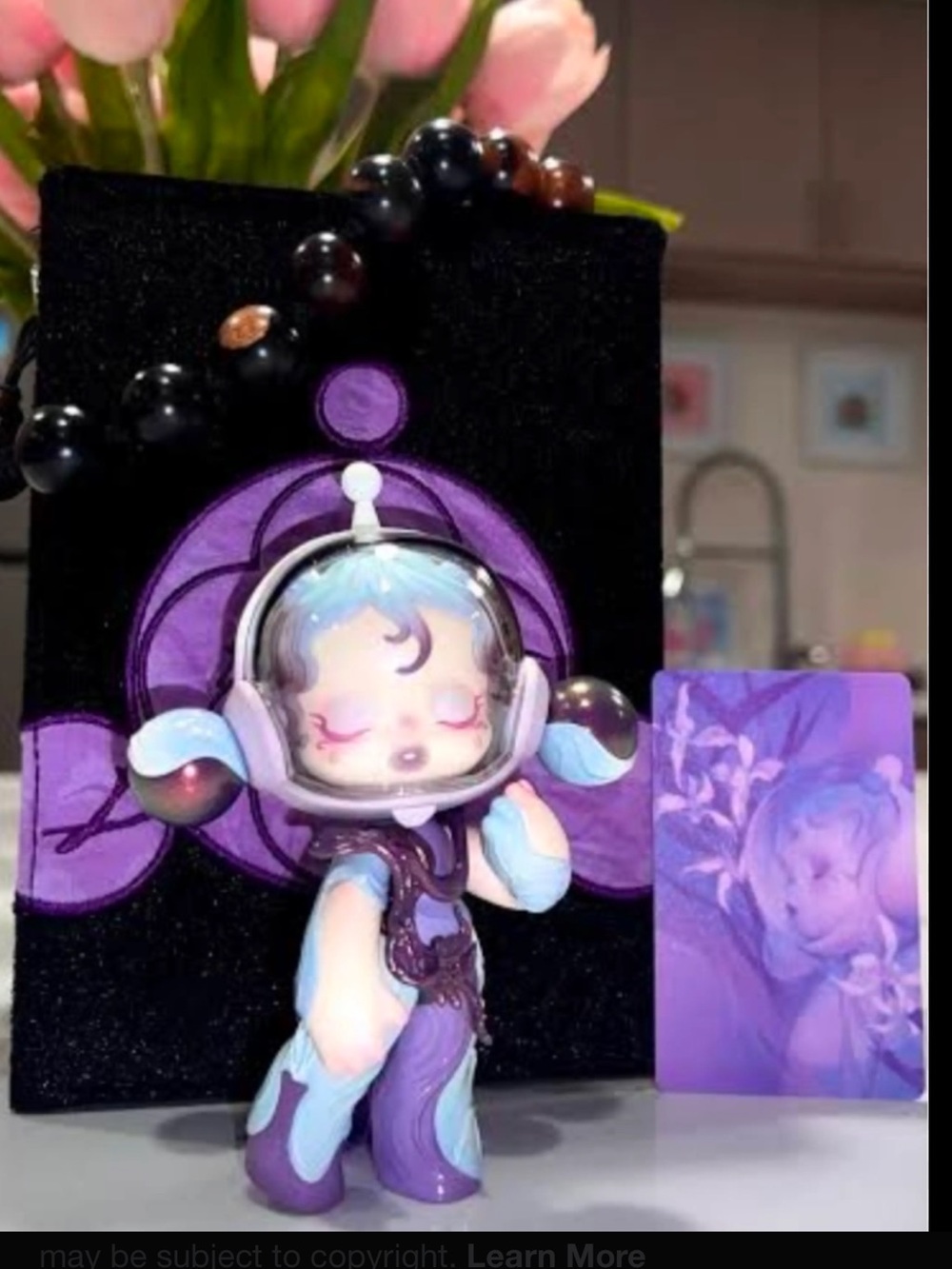 POP MART Skullpanda Baby Orchid-MuYou Collectible Figure - Purple/White